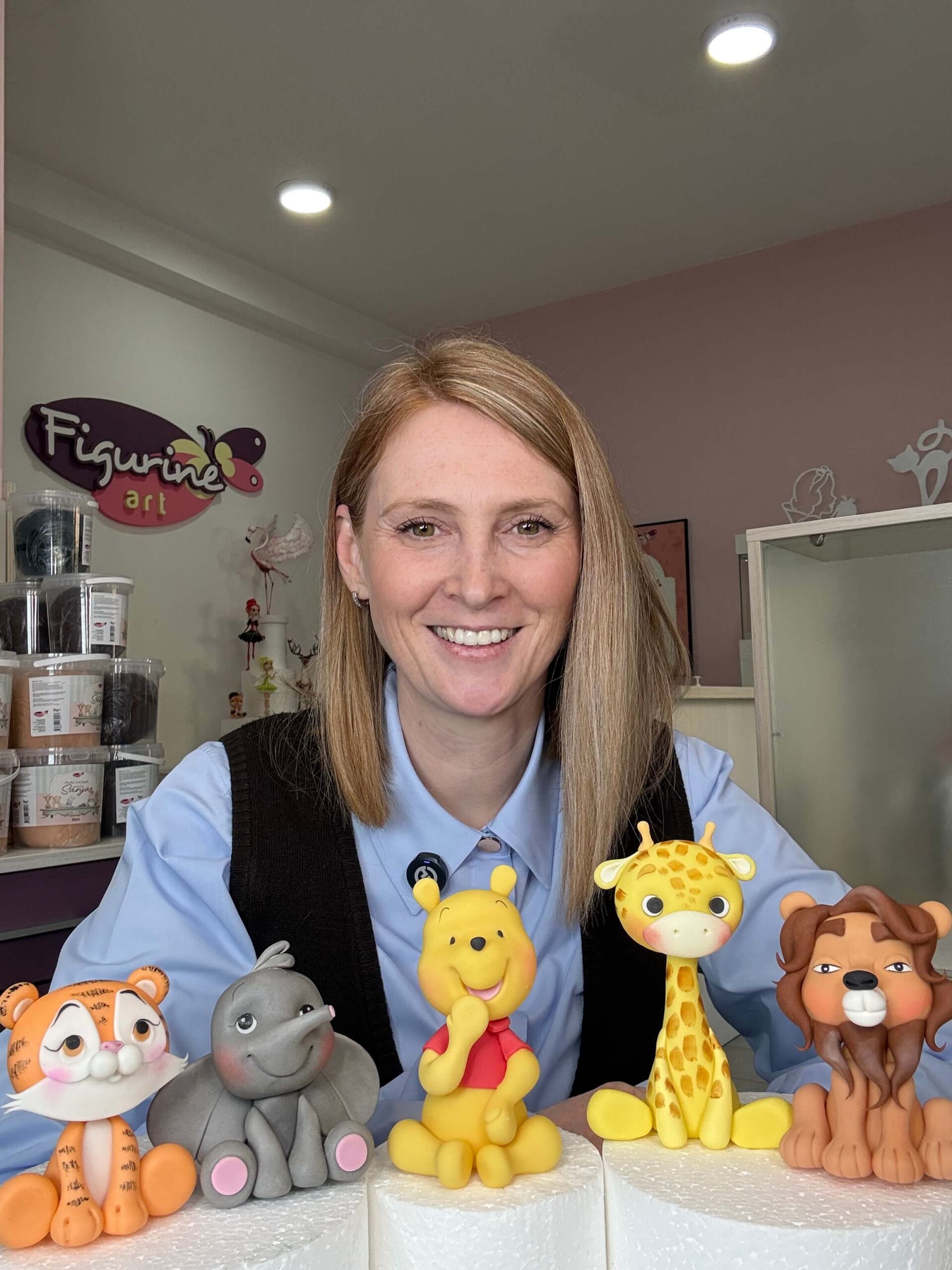 Online kurs modeliranja figurica od fondana – tigar, slon, žirafa, simba i winnie the pooh | Inspired by Sanja